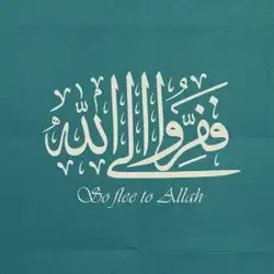 ¤ _فَفِرُّوا إِلَى اللَّهِ_ 
